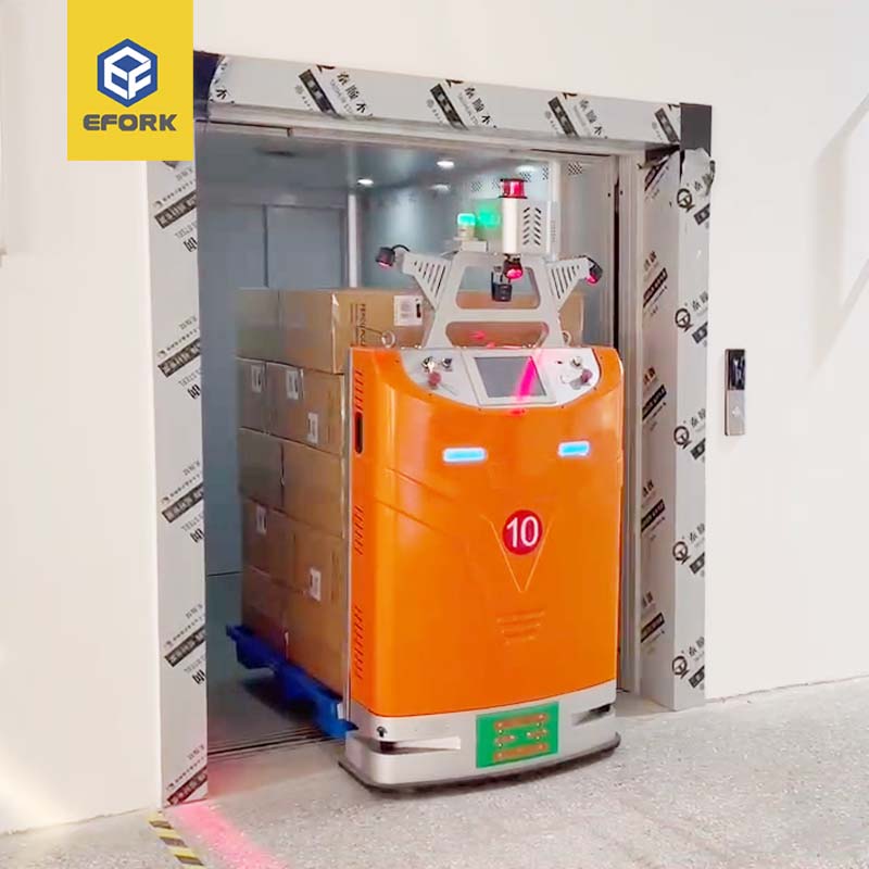 玩具业AGV跨楼层搬运解决方案